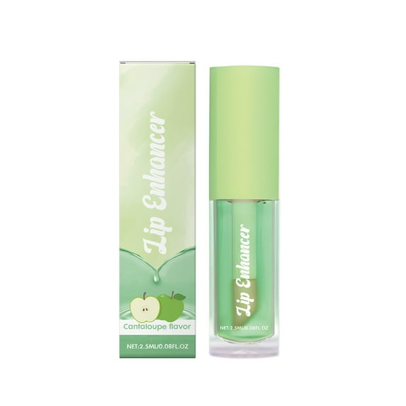 HHBEAUTY Non-sticky Lip Oil, Moisturizing Glossy/Shiny Lip Gloss Oil PlumpingTint, Hydrating Lip Gloss Lip Balm, Long Lasting Nourishing Vitamin C Fruit Flavoure Lip Oils, Apple