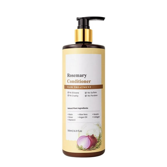HHBEAUTY Onion Biotin Rosemary Conditioner - For Soft and Shine, Hair Loss and Thinning Shampoo, Paraben Free, Silicone Free