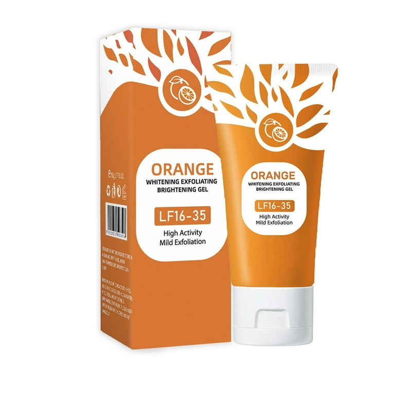 フェイスクリーム Orange HHBEAUTY Orange Enzymes Exfoliating Gel for Face & Body, Orange