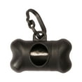 thumbnail image 1 of HHBEAUTY Poop Bags for Dogs with Dispenser, Leak-Proof Dog Waste Bags and Bone-Shaped Dog Poop Bags Holder for Leash, Pet Waste Disposal Bag Dispenser With Waste Bag, Black, 1 of 9