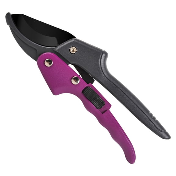HHBEAUTY Pruning Shears Save Effort, Tree Trimmers Secateurs, 8" Professional Titanium Bypass Garden Shears (GPPS-1003), Handheld Scissors with Non-Slip Handles, Steel Blades