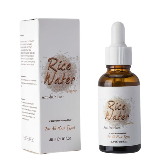 HHBEAUTY Rice Water Premium Hair Oil - Strengthening Rice Water Moisturizer for Hair, Improve Frizz And Dry Essences
