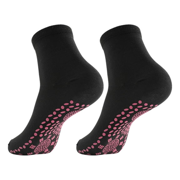 HHBEAUTY Self-Heating Shaping Socks,Heated Socks Winter Thermal Foot Warmer Socks Hyperthermia Socks Foot Massage Thermotherapeutic Sock for Men Women, Black