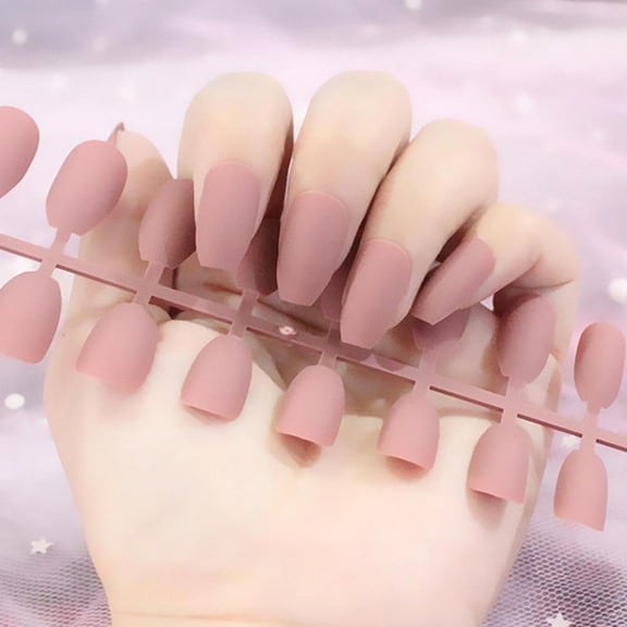 HHBEAUTY Square Press on Nails Medium Legnth, Matte Solid Color Square Fake Nails Full Cover Artificial Fingernails Colored Acrylic Nails Press on Nail Tips False Nails for Women Girls