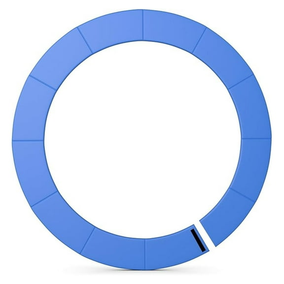 HHBEAUTY Trampoline Replacement Pad, 16 15 14 12 10 8FT Spring Cover, No Holes for Poles, Water-Resistant Universal Round Trampoline Accessories Safety Pad