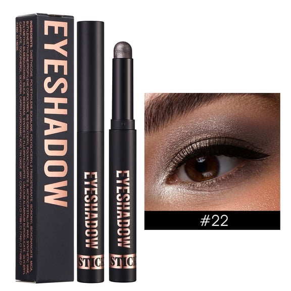 HHBEAUTY Waterproof Cream Eyeshadow Stick, Matte Nude Eye Shadow Sticks, Longwear Blendable High Pigmented, Neutral Eye Shadow Sticks Matte for Older Eyes, Smokey Eyeshadow Pencil Crayon