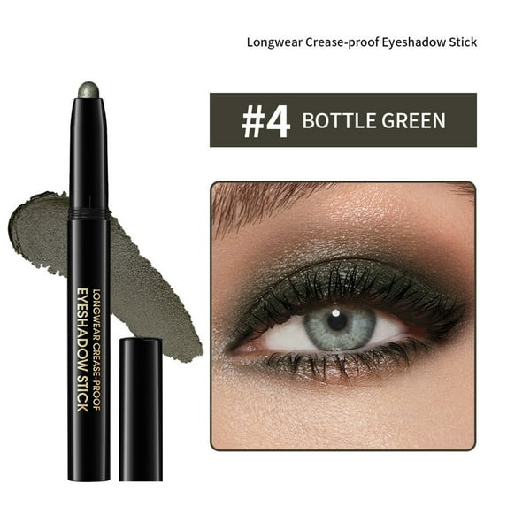 HHBEAUTY Waterproof Eyeshadow Stick, Cream Eye Shadow Stick, Long-Lasting, Crease-Proof, Cream to Powder Buildable & Blendable Eye Shadow Pencils Crayon, Vegan & Cruelty-Free
