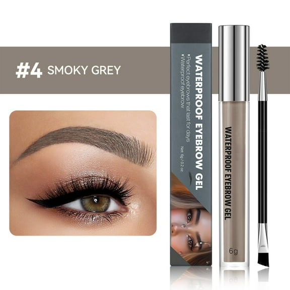 HHBEAUTY Waterproof Liquid Eyebrow Gels, Smudge-Proof, Sweat Resistant, Full Natural-24Hours Long Lasting Tinted Makeup Color Gel with Brow Pen