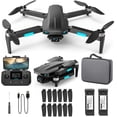 thumbnail image 1 of HHD Drone with 4K Camera for Adults and Beginners, 5G Wifi Transmission, 40 Minutes Flight Time,Black, 1 of 8