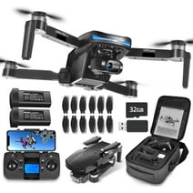 HHD Drone with Camera 4k for Adults,5G WiFi FPV Live Transmission, 50 Minutes Flight Time, Black