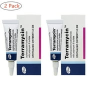HHEN 2 Packs Terramycin eye ointment for cats, dogs & horses Antibiotic Ointment Eye Wipes Tear Stain Remover