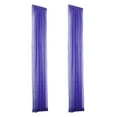 thumbnail image 1 of HHGBAD 2 Panels Purple Semi Transparent Window Screens, Elegant Draperies, Tulle Sheer Fabric Backdrop Curtain Drapes for Birthday Party, Halloween Decorations, 31.5×78.7in, 1 of 2