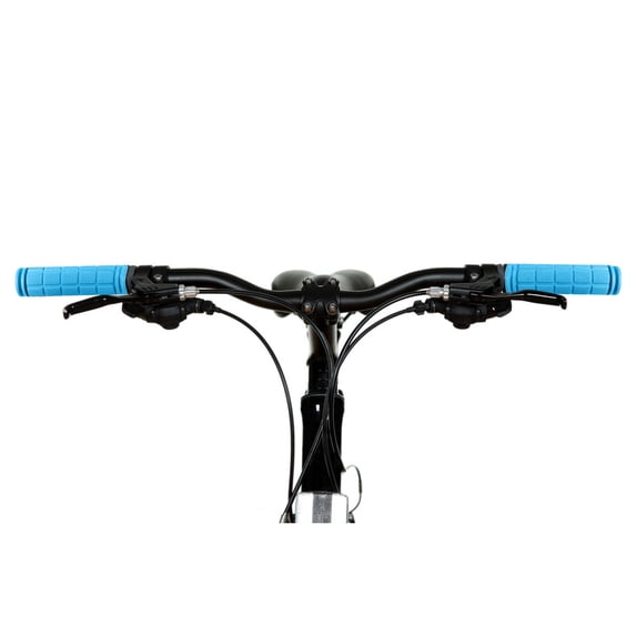 HHGBAD 2 Pcs Soft Rubber Bicycle Handlebar Cover with Non-Slip Texture, Comfortable and Resilient, Vibration Absorption Comfort Pads for Road and Mountainous Terrain, 4.72in, Blue