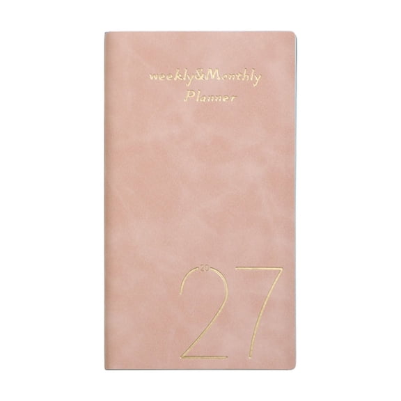 HHGBAD 2027 English Daily Planner, 365-Day Organizer, Portable Notebook for Daily Tasks, Stylish Journal for Planning and Productivity, Perfect for Professionals and Busy Individuals