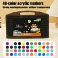 thumbnail image 1 of HHGBAD 48 Color Watercolor Brush Pens Set - Flexible Nylon Tips, 1.5ml Capacity, Ideal for Calligraphy, Journaling, Drawing - Safe & Versatile Art Markers, 1 of 6
