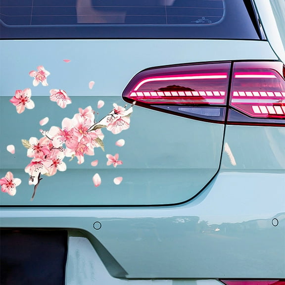 HHGBAD 7.87 Inch Pink Car Stickers - Scratch Cover & Paint Protection