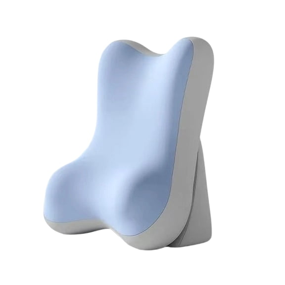 HHGBAD Adjustable Height Foam Bed Backrest Pillow, Multi-functional Reading Waist Support Cushion, Breathable Washable Zipper Cover, For Bed Sofa Dormitory Reading Watching TV Prone Sleep