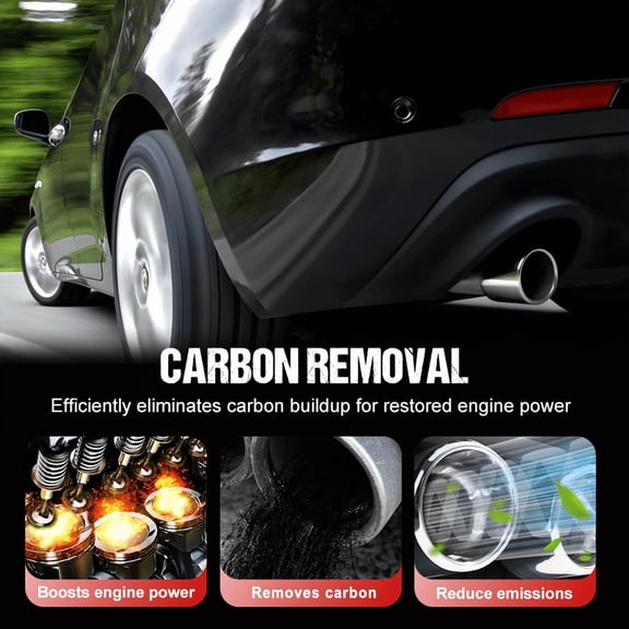 HHGBAD Advanced Carbon Deposit Cleaner, Complete Fuel System Cleaner, Restores Engine Performance, Optimizes Fuel Economy, Ideal for Car Enthusiasts