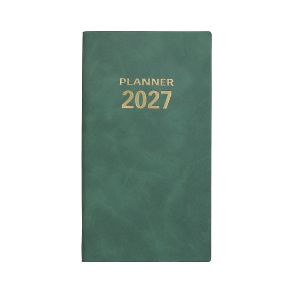 HHGBAD Boost Productivity, 2027 Daily Planner, Ample Space for Notes and Goals, Ideal for Work and Personal Use, Perfect for Professionals and Organizers, Green