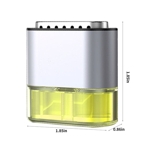 HHGBAD Car Aromatherapy Diffuser, Aluminum Alloy Oil Diffuser, Essential Oil Perfume, Aromatherapy Stick, Car Interior Fragrance, Suitable for All Drivers