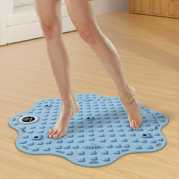 HHGBAD Chinese Medicine Foot Massage Mat with Circular Finger-Pressure Board for Indoor Jogging and Sole/Toe Relief