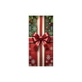 thumbnail image 1 of HHGBAD Christmas Door Cover, Decorative Curtain, Polyester Fabric, Festive Holiday Decoration, Perfect for Front Doors, Indoor Walls, Tablecloth, Easy to Install, Durable Design, 1 of 8