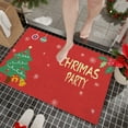 thumbnail image 1 of HHGBAD Christmas Door Mat, Absorbent Non-Slip Foot Mat, Nonskid Bathroom Rug, Durable Polyester Kitchen Mat, Perfect for Christmas Decor, Kitchen, Entryway, Laundry Room, 1 of 6