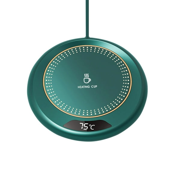 HHGBAD Coffee Mug Warmer - Fastest Heating & Highest Temperature, Coffee Cup Warmer for Desk Auto Shut Off,3 Temp Settings & 8H Auto Shut Off, Smart Electric Beverage Warmer(Green)