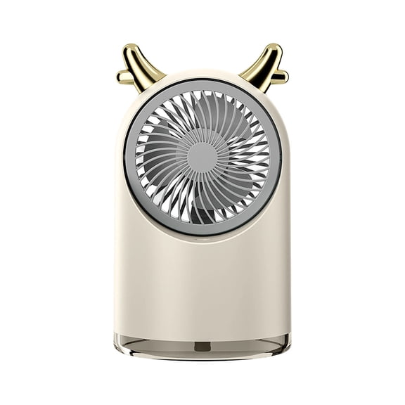 HHGBAD Compact Desktop Mist Fan, Fast Mini Air Conditioner, High Airflow with Mist Function, Ideal for Office and Home Use, Perfect for Small Spaces