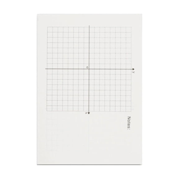 HHGBAD Coordinate Note Pad, Thickened Grid Paper, Easy Tear for Drawing and Data Recording, Perfect for Office and Scientific Use, Ideal for Teachers and Professionals, White