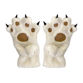 HHGBAD Cute Animal Paw Gloves, Full Finger Coverage, Warm and Cozy Hand Protection, Ideal for Cold Weather, Perfect Gift for Family and Friends, Stylish Winter Accessories