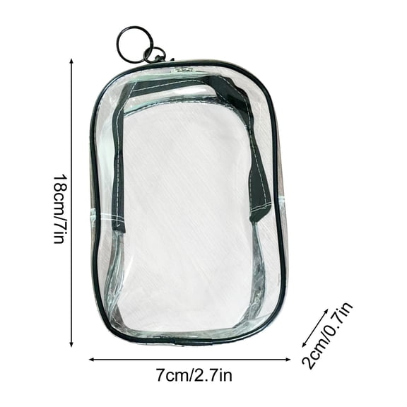 HHGBAD Doll Storage Bag, Transparent Backpack, Keychain Accessory, Outdoor Carrying Solution, Collector's Doll Protection, Ideal for Travel and Display