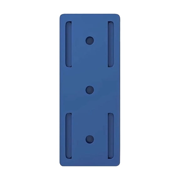 HHGBAD No Drill Wall Mounted Power Strip Router Bracket, Space Saving Organizer, Ideal for Home Office and Dorm Rooms, Perfect for Cable Management and Decluttering, Blue