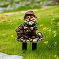 thumbnail image 1 of HHGBAD Dwarf Gnome Garden Stake Decoration - 2D Outdoor Planting Stake for Flower Beds, Potted Plants, Great Gift Idea for Garden Lovers, 1 of 6