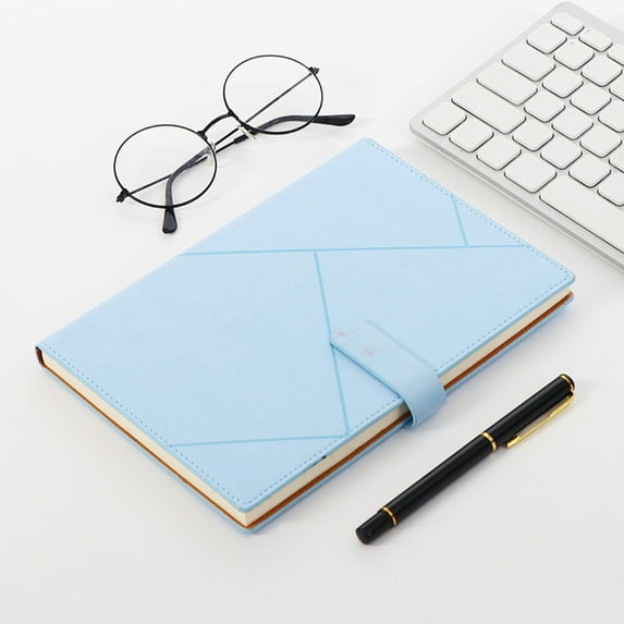 HHGBAD Faux Leather Notebook, Hardcover Diary with Quality Thick Paper, Magnetic Closure, Ideal for Office, Journaling, Notes, and Doodles