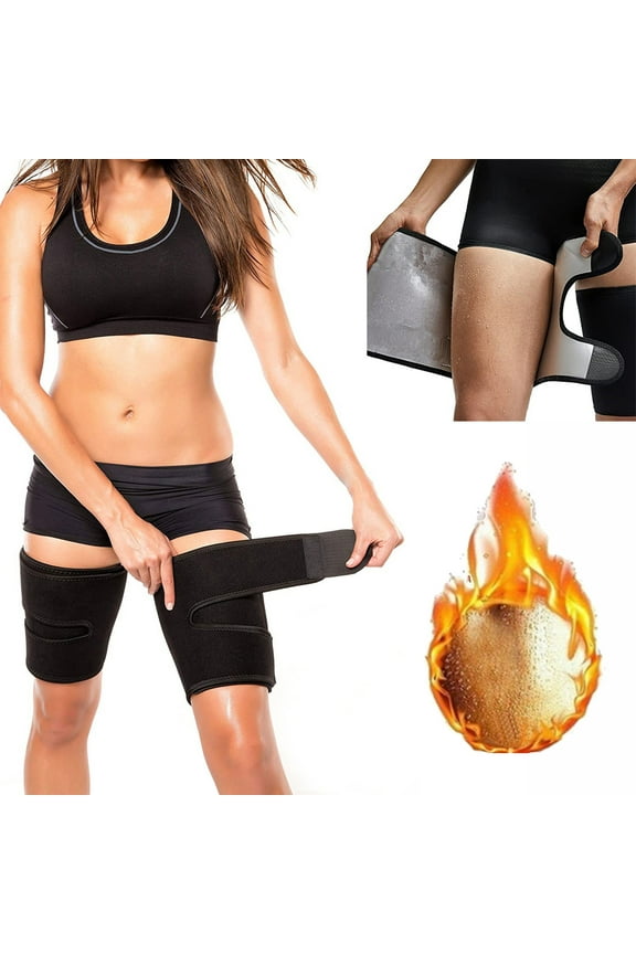 Fitness Thigh Sleeves for Muscle Shaping and Sweating - Sturdy and Stretchy Protective Gear for Men & Women