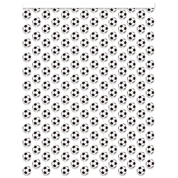 HHGBAD Football Party Rain Curtain, Double-Sided Beaded Decor, Immersive Theme Background, Easy Setup, Photo Backdrop for Sports Gatherings, Viewing Parties, Birthdays, Guests