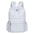 thumbnail image 1 of HHGBAD Large Capacity Backpack, Ergonomic Straps, Multiple Compartments, Durable Design, Everyday Use, Ideal for Classes and Commuting,Light Gray, 1 of 6