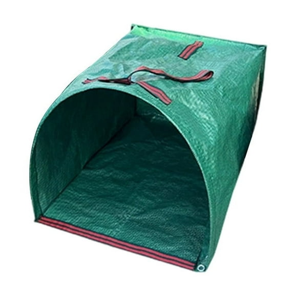 HHGBAD Large Capacity Gardening Dustpan, Semi-circular Leaf Collection Bag, Multi-functional Yard Tool, Ideal for Collecting Leaves and Yard Waste