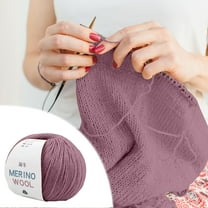 HHGBAD Merino Wool Yarn - Hand-Dyed, Medium Coarse, Super Soft for Scarfs, Hats, Sweaters - 2.0mm Diameter, 40g Skeins, Multiple Color Options