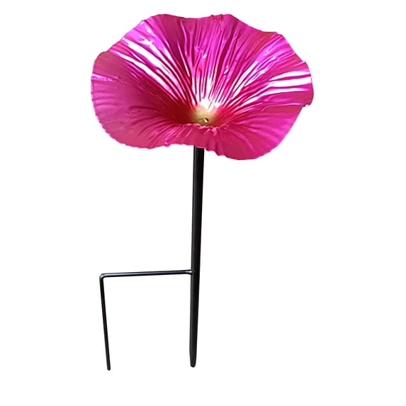 HHGBAD Metal Bird Bath, Outdoor Hummingbird Feeder, Decorative Garden Stake, Bird Feeding Station, Perfect for Attracting Birds, Ideal for Garden Decoration and Wildlife Enjoyment