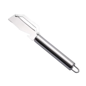 HHGBAD Multi-Functional Peeler, Kitchen Tool, Peeling, Bottle Opening, Scraping, Perfect for Meal Prep, Essential for Home Chefs, Silver