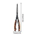 thumbnail image 1 of HHGBAD Multifunctional Fishing Pliers, Extended Long Nose Design with Cutter and Scissors, for Hook Removal, Line Cutting, and Fish Control, Essential Angler Tool Kit, 1 of 7