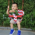 thumbnail image 1 of HHGBAD Outdoor Indoor Swing - Hanging Basket Swing Seat with Adjustable Height, Thickened Ropes, and Safety Straps for Comfortable Play, 1 of 6