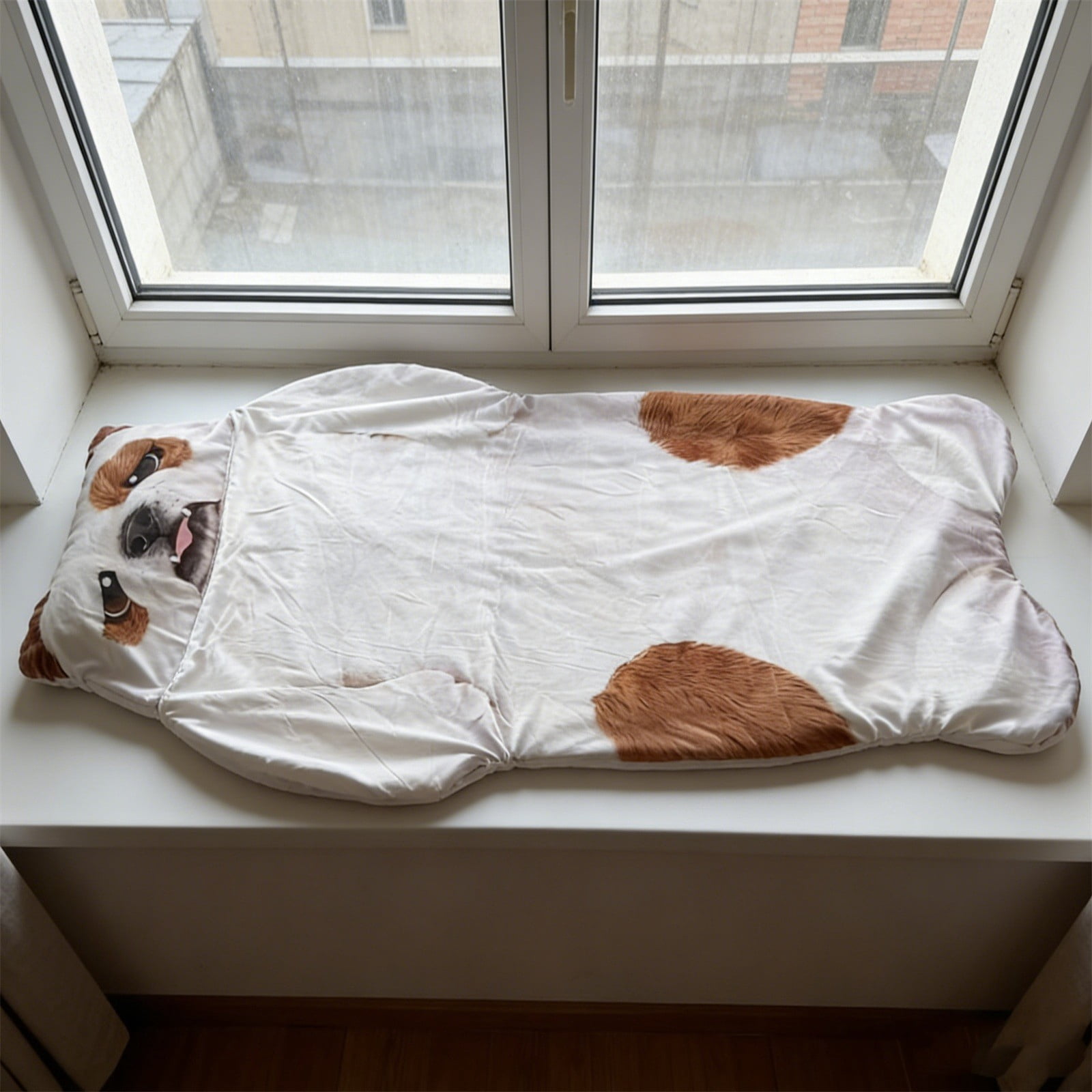 HHGBAD Oversized Dog Sleeping Bag, Soft Flannel Body Pillow, Warm Cozy Mattress for Camping and Napping, Ideal for Pet Lovers and Adults, 74.8×31.5in