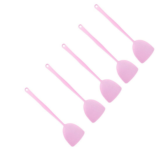 HHGBAD Plastic Fly Swatter, Extended Handle, Household Pest Control, Easy to Use, Effective for Flies, 5 pc, Perfect for Kitchen and Indoor Use