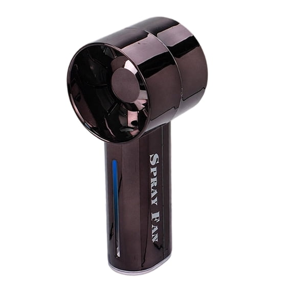 HHGBAD Portable Handheld Misting Fan, USB Rechargeable with Strong Airflow, Silent Design for Outdoor Activities, Ideal for Camping and Commuting, Perfect for Adults and Travelers