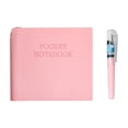 thumbnail image 1 of HHGBAD Portable Mini Pocket Leather Notebook, Hardcover Design with Integrated Pen Holders, Lined Pages for Clear Notes, Ideal for On-the-Go Professionals, Great for Everyday Use, 1 of 6