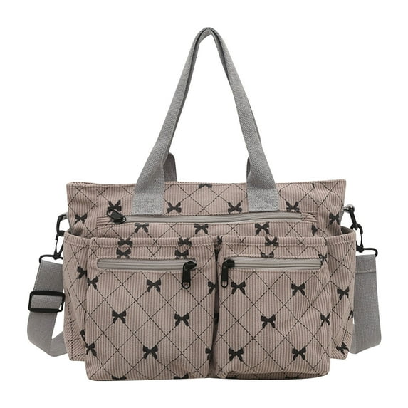 HHGBAD Print Tote Bag, Casual Large Capacity Handbag, Unique Strawberry Print, Multipurpose Travel Gym Beach Bag, Ideal for Exercise, Shopping, Weekend Trips