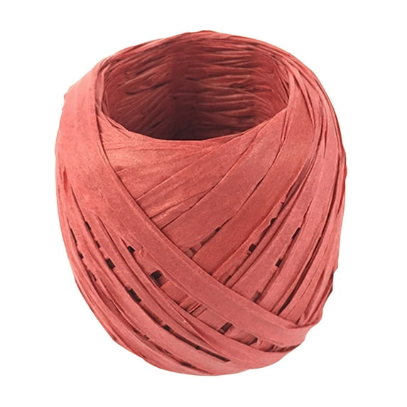 HHGBAD Raffia Ribbon, Biodegradable Matte Paper, Versatile Craft String, Ideal for Gift Wrapping, Decoration, DIY Projects, Festival Packing, Bouquets, and Hamper Boxes